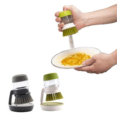Щетка для мытья посуды Щетка для мытья посуды с дозатором мыла для чистки кастрюли, кастрюли, раковины