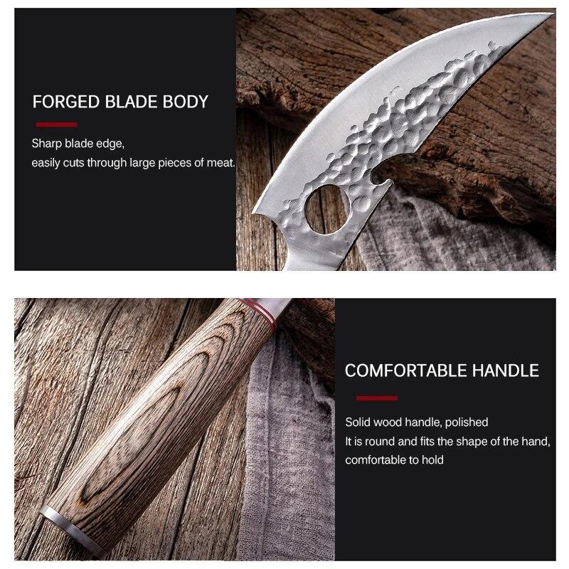 Кухонные ножницы из нержавеющей стали, ножницы для куриных костей, нож для мясника, острый нож для обвалки, нож для нарезки овощей и фруктов