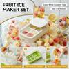 Ice-Cube Tray With One Press Release For Home Use Durable Food Grade Plastic Easy Demolding