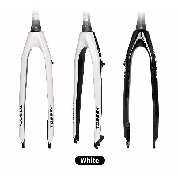 TOSEEK 26 27.5 29 Carbon Fiber Bicycle Fork,Tapered Tube Disc Brake Front Fork for Bicycle,MTB Rigid Fork,Mountain Bike Fork