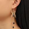 BLINGBAY Pendant Women's Earrings Fashion Personality Funny Creative Rhinestone Spider Earrings Girl Party Birthday Jewelry Gift