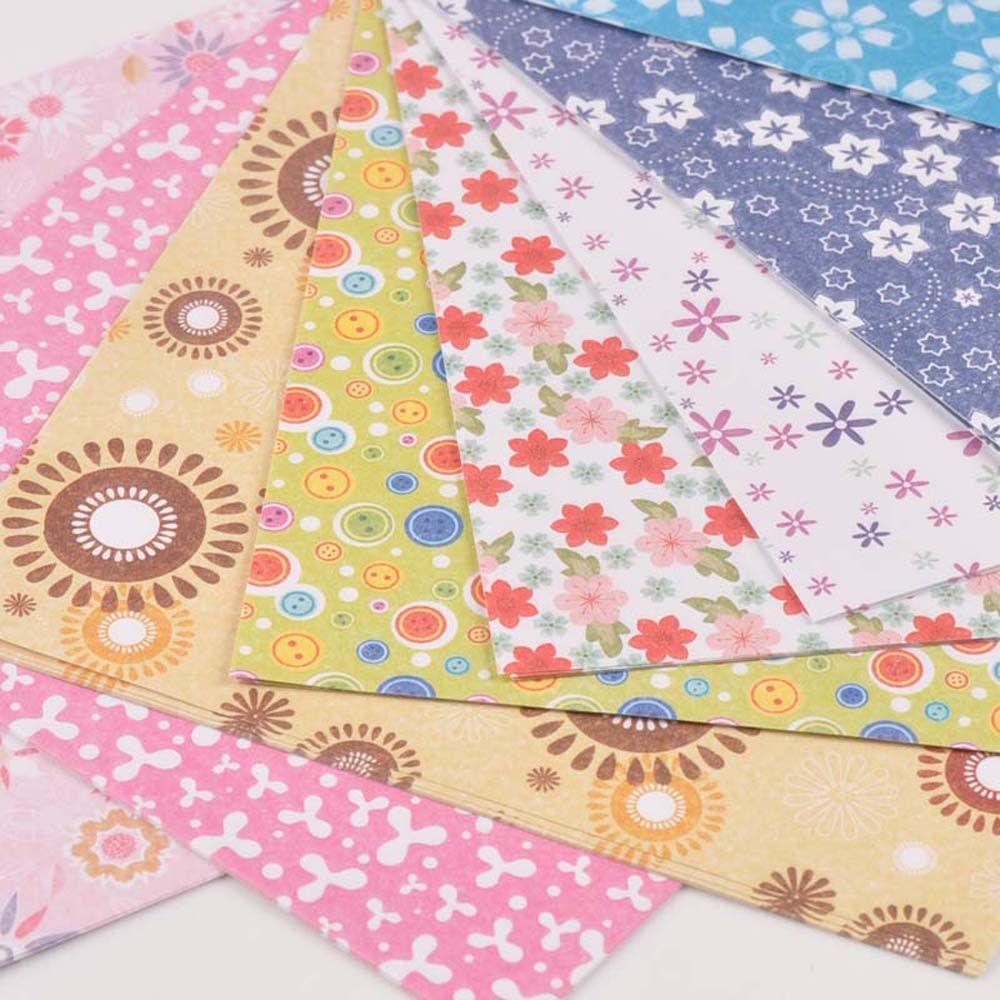 Cartoon Square Scrapbooking Decorative Handmade Folding Paper Kids Origami DIY Making Paper Crafts