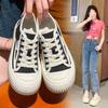 Canvas Thick Baseplate Shoes 2025 Spring and Autumn New Women's Trend Versatile Breathable Biscuit Shoes Light and Non-slip