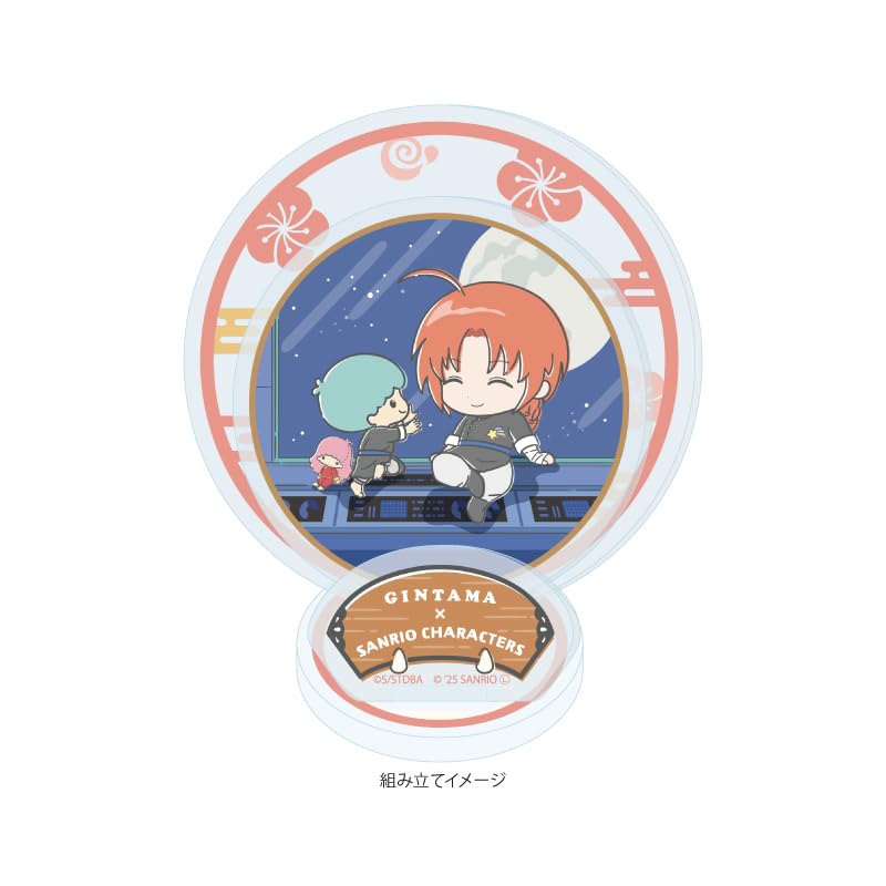 Gintama x Sanrio Characters 12 Камуи x Little Twin Stars [Коллаборационная иллюстрация] Акриловая подставка