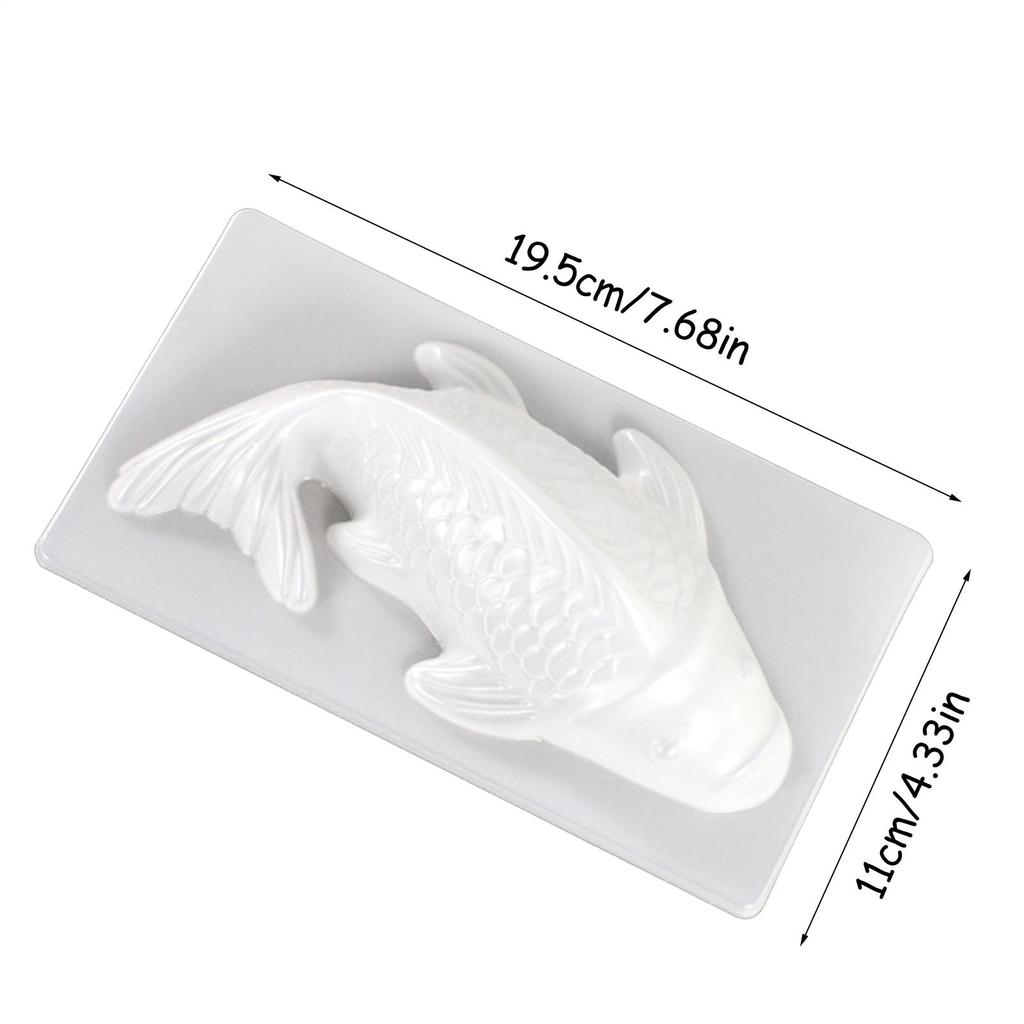 Форма для рыбы 3D Koi Fish Shape Пластиковая форма для торта, шоколадного желе, мыла своими руками, сахарная форма для выпечки