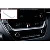 Центральная консоль - Серебристая полоса вентиляционных отверстий для Toyota Corolla Cross