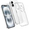 3‑in‑1 Set Clear TPU Phone Case + High Alumina Tempered Glass Screen & Lens Protector For iPhone