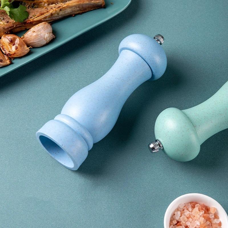 6-дюймовая мельница для соли и перца, мельница для специй и перца из массива дерева с прочным регулируемым керамическим механизмом, кухонные инструменты для приготовления пищи