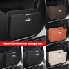 W139-W129Car Seat Side Door Trash Can Hanging Garbage Bin Receipts Card For Volkswagen VW Golf 4 5 6 7 GTI Tiguan Passat B5 B6 B7 CC