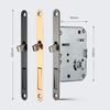 Square Sliding Door Lock Bedroom Pocket Door Lock Invisible Recessed Balcony Sliding Door Lock Anti-Theft Safety Wood Gate Lock