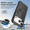 Бронированный противоударный жесткий чехол для Iphone 17 Pro Max 16 Pro Iphone17 Iphone16 Металлическое кольцо Подставка Чехол для мобильного телефона