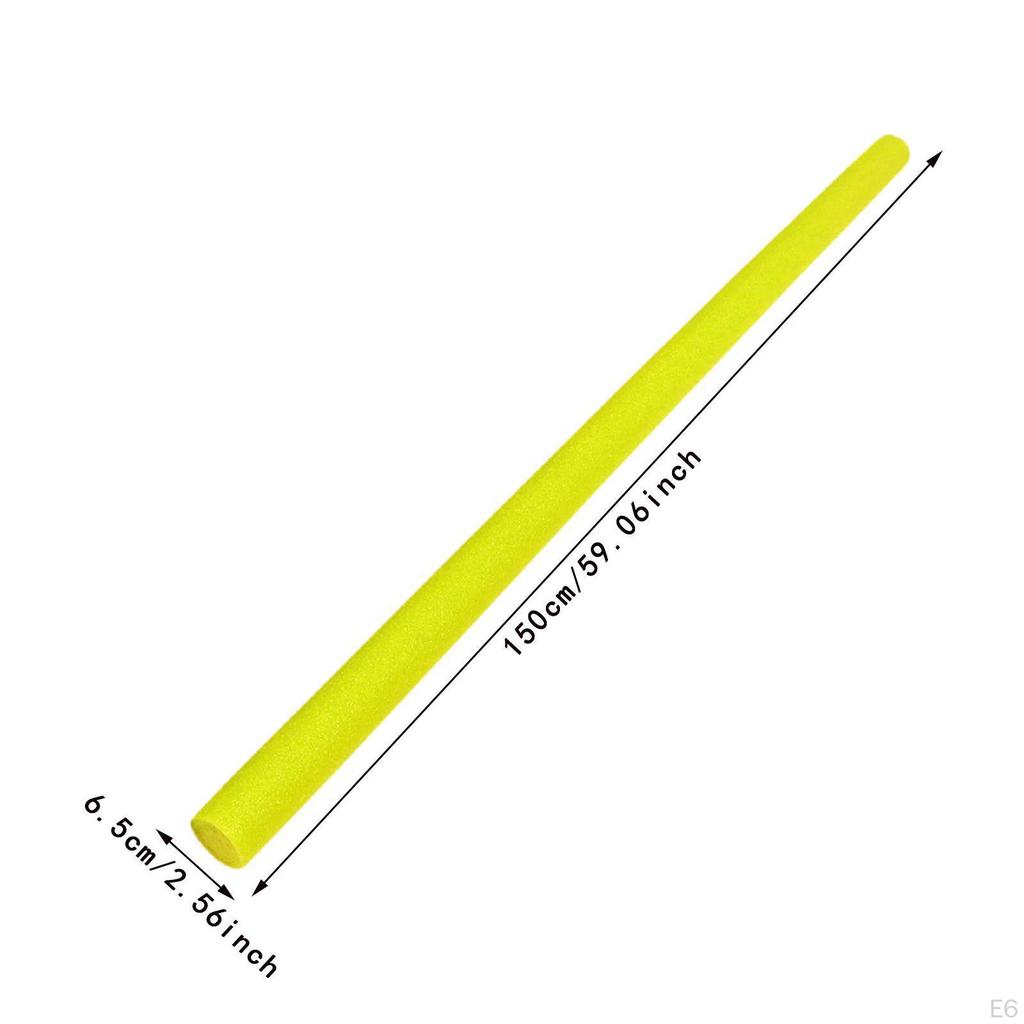 Pool Noodle, 59 Inch Long Fun Swimming Accessory Solid Foam Swim Noodle for DIY Crafts Gift