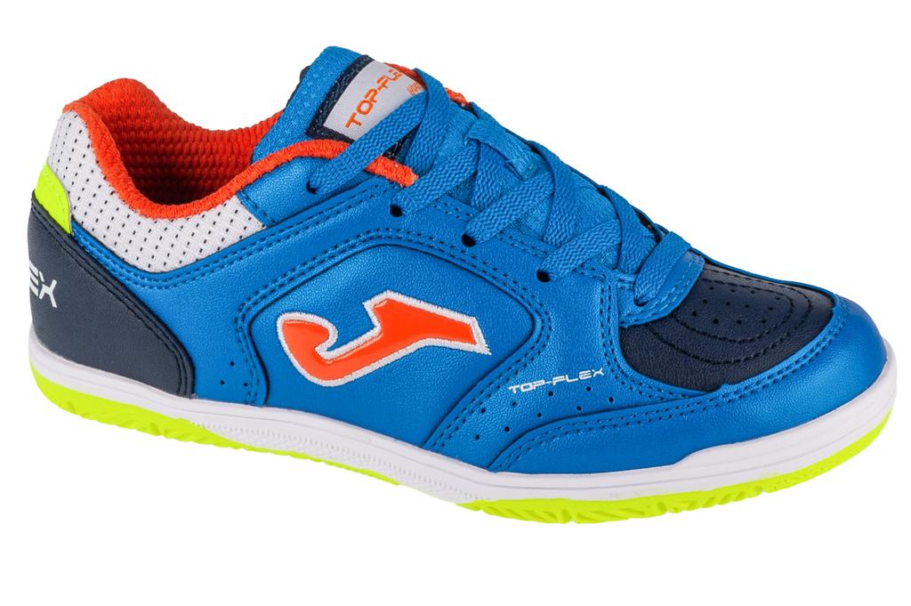 Joma Top Flex Jr 24 TPJW IN, для мальчика синие футзальные кроссовки