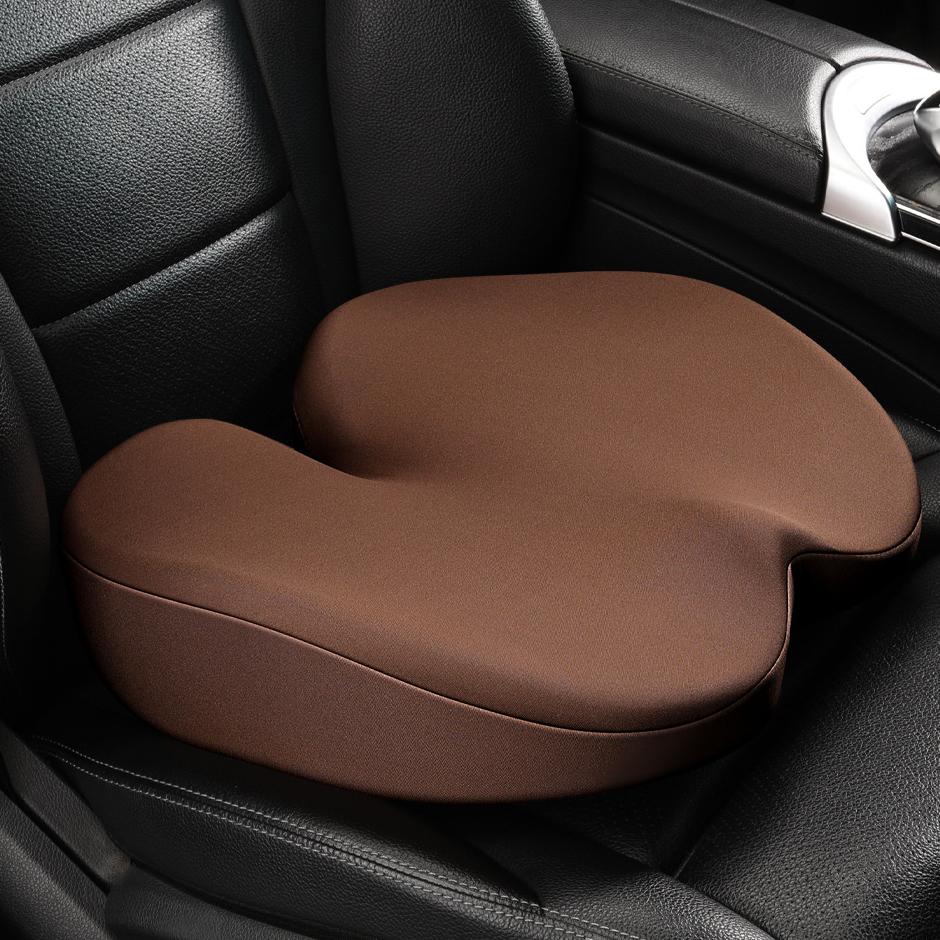 Car Seat Cushion for A Higher and More Shaped Buttocks All-Season Use Slow-Rebound Memory Foam Thickened Seat Cushion for Office Chairs