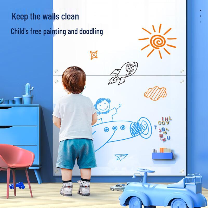 Deli Magnetic Lacquered Steel Whiteboard, 1800x900mm