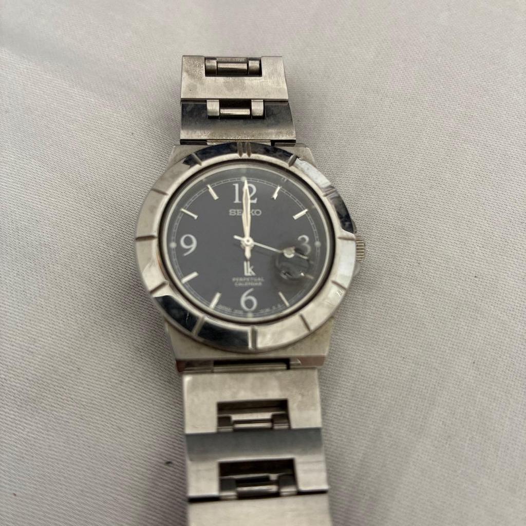 Б/у Seiko Lukia 4F32-0160 Вечный календарь Черный циферблат