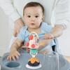 Baby Developmental High Chair Toys-Highchair Tray Rattle Toy with Suction Cup for Early Learning for 6 To 12 Months Old Infant & Toddler Girls