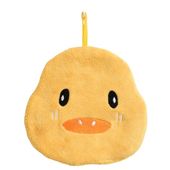 Подвесное полотенце для протирания без флуоресцентных агентов Сухие руки с антипригарным маслом Удобное подвесное полотенце с милым медведем и уткой Хозяйственные принадлежности