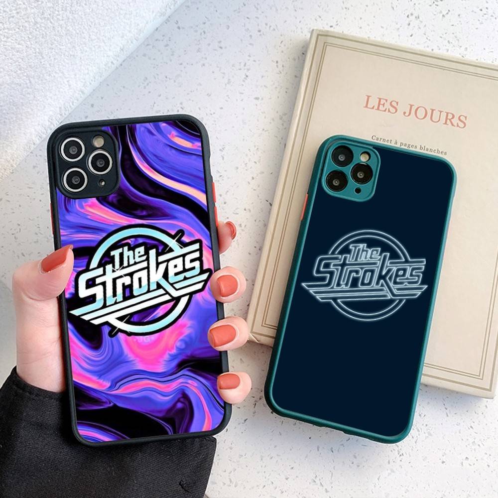 Classic Famous Rock Band The S-strokes Phone Case For IPhone 14 11 12 13 Mini Pro Max Plus X XR XS MAX Translucent Matte Cover