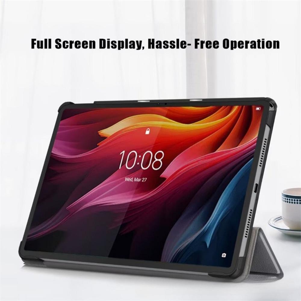 Чехол для Lenovo Tab K11 Plus 11,5 дюйма из натуральной кожи с функцией автоматического сна/пробуждения для защиты планшета