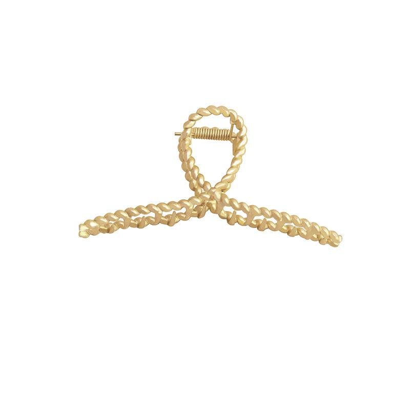 Korean Instagram large shark clip metal clip back head tray hair clip with all out side clip face wash hair accessories