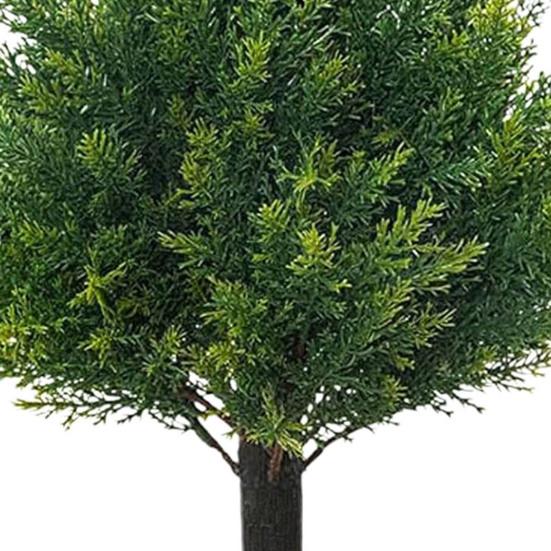 Искусственные кедровые деревья для подстриженных деревьев, искусственная зелень, растения для подстриженных деревьев, вечнозеленые искусственные кустарники, кусты с шипами для сада, заднего двора, патио, крыльца, декор