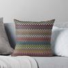 Missoni Men's Textile Vector Seamless Repeat Pattern Retro Colors Throw Cushions & Pillows Without Core