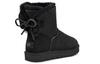 Женские Сапоги UGG Classic Dudble Bow Mini Снежные Сапоги Черные Женские