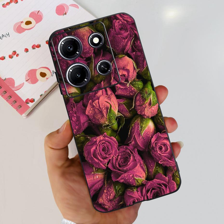 Модный Чехол-бабочка для телефона Infinix Note 30i Note30 Pro 2023 Мягкий Силиконовый ТПУ Задняя Крышка Для Infinix Note 30 Pro Note30i
