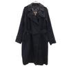 Aquascutum LONDON Made In Japan Trench Coat 8 Dark Blue Women Used