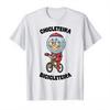 Итальянская Brainrot Chicleteira Bicicleteira Мем Футболка для Мужчин Женщин 100% Хлопок Футболки Топы с Коротким Рукавом