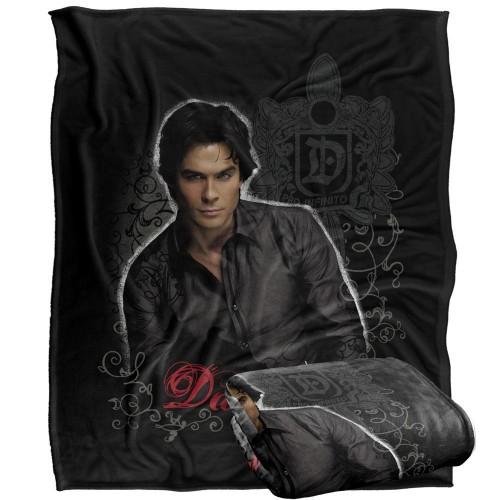 Vampire Diaries Portrait Damon Blanket