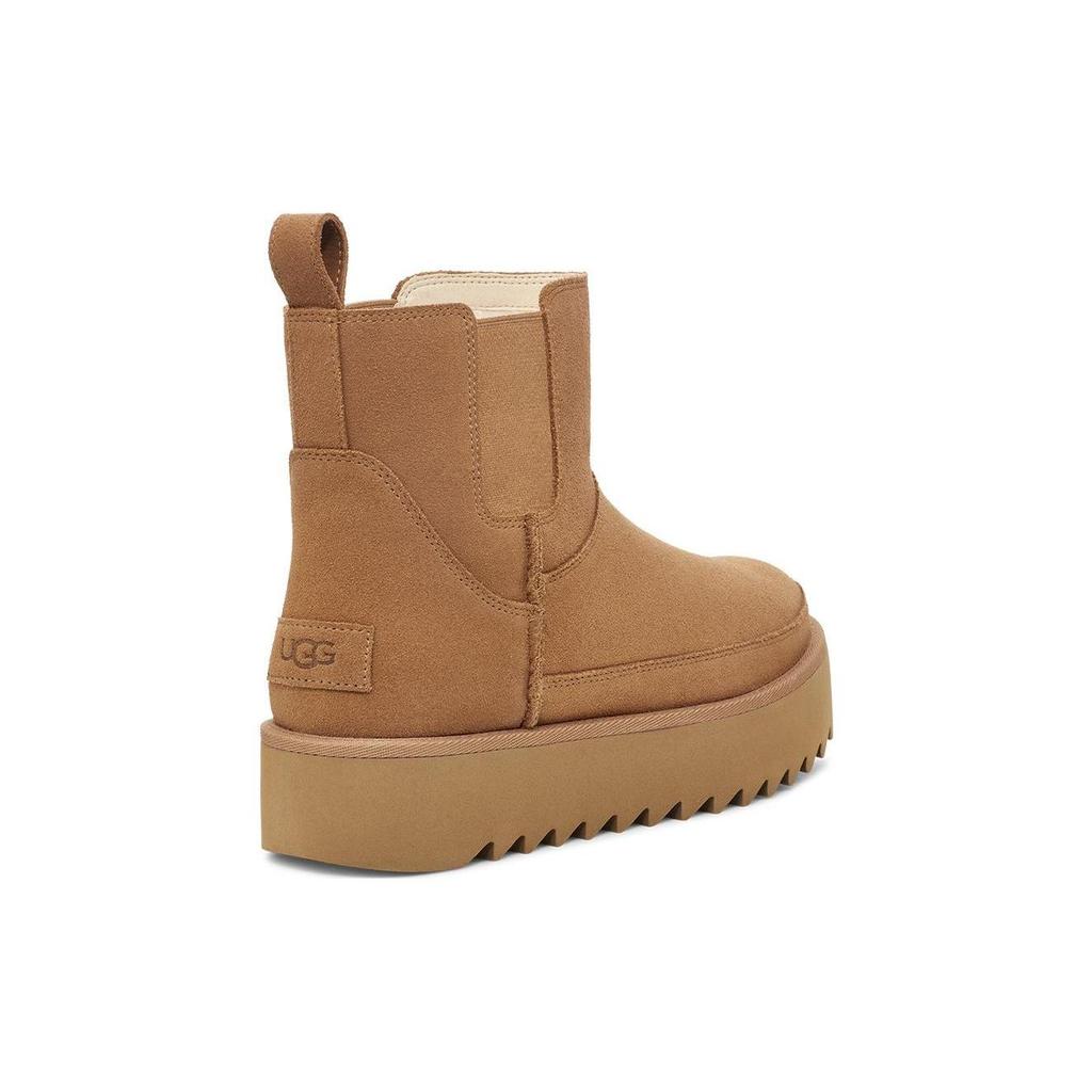 UGG Chelsea Platform Mini Boot Chestnut Women Sneakers Brown 1158051-CHE
