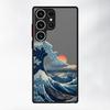 Чехол-накладка Back Phone Cover Case для Samsung Galaxy S26 S23 FE S21 S25 Ultra S24 Plus S20 FE Note 20 Ultra 10+ S22 Креативные волны Искусство
