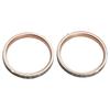 45.5×38.5×5.5mm Motorcycle Exhaust Pipe Gasket for Yamaha XVS650 97-18 XVS400 DragStar 400 96-17 YP400 05-15  XVS1100 99-09