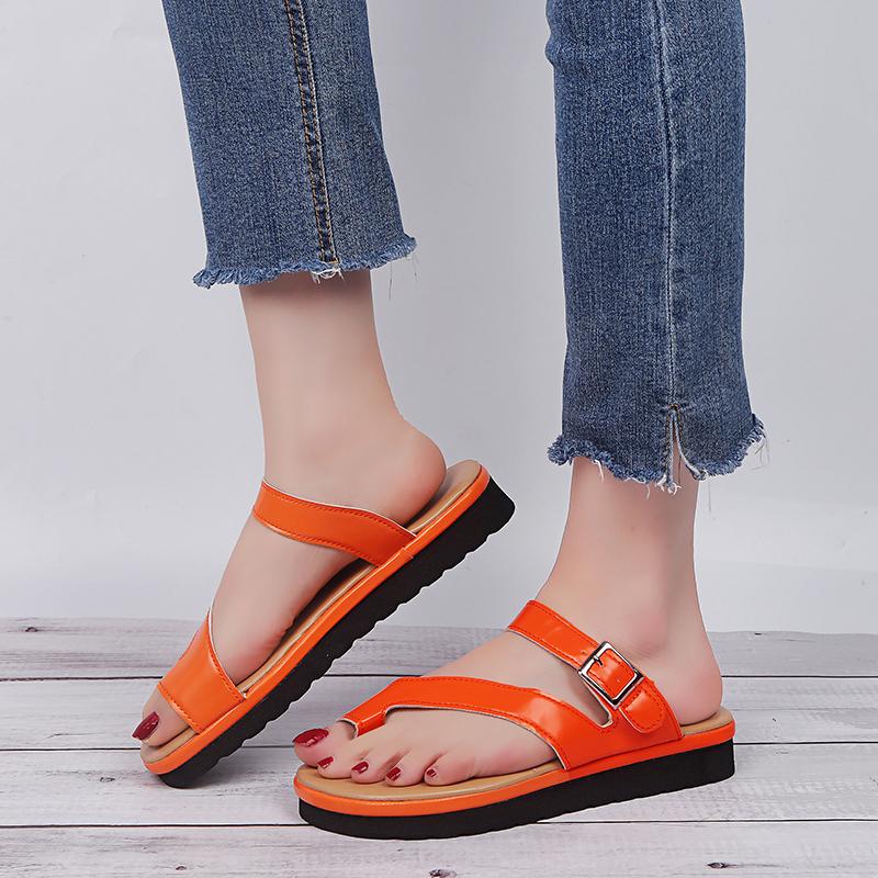 Большие размеры 35-43 Женские шлепанцы Леопардовые женские тапочки Оранжевые шлепанцы Туфли на платформе Мюли chaussures femme zapatos mujer tyu78