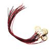 15Pcs 20mm Piezo Discs Transducer Contact Microphone Trigger Sound Sensor with 9.8in Wires for