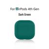Совместимый силиконовый защитный чехол для Apple AirPods 4-го поколения и AirPods Pro 3
