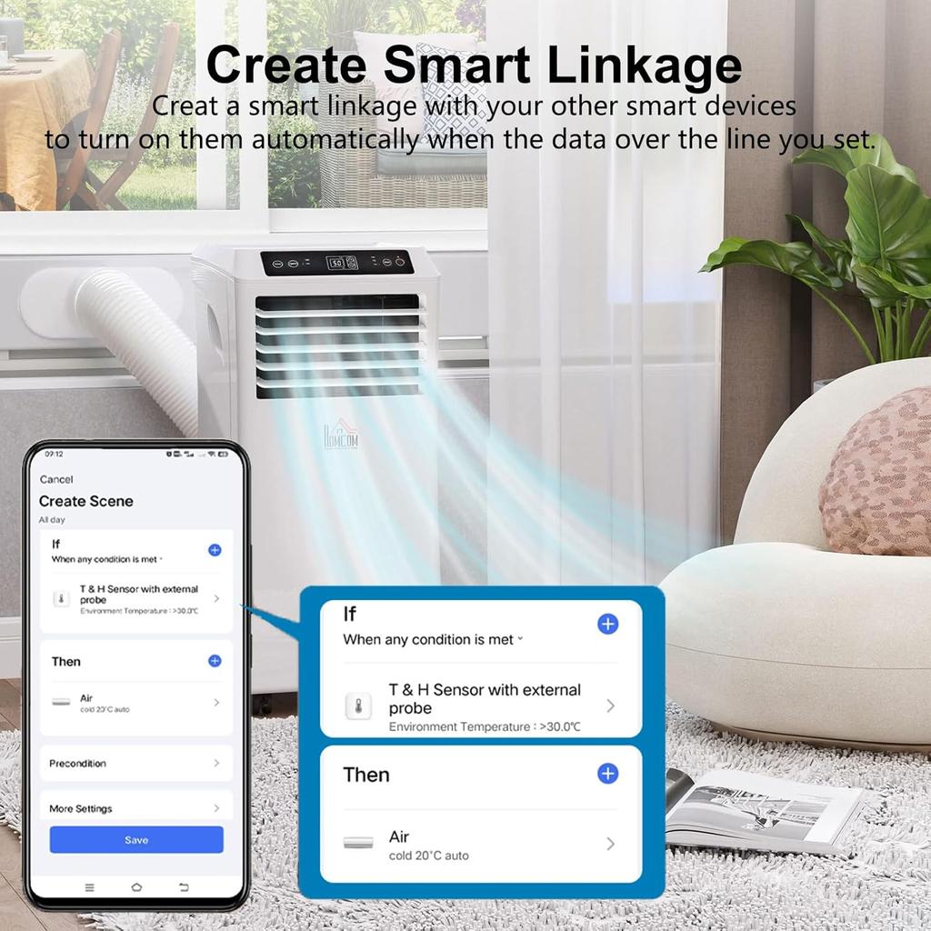 Tuya WiFi/ Zigbee Датчик температуры и влажности с внешним зондом для приложения Smart Life, Alexa, Google Assistant для морозильной камеры, аквариума