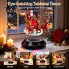 Small Christmas Decoration for Desk Floating Santa Sleigh, Magnetic Levitation Santa's Flying Sleigh Ornament, Creative Seasonal Room Decor