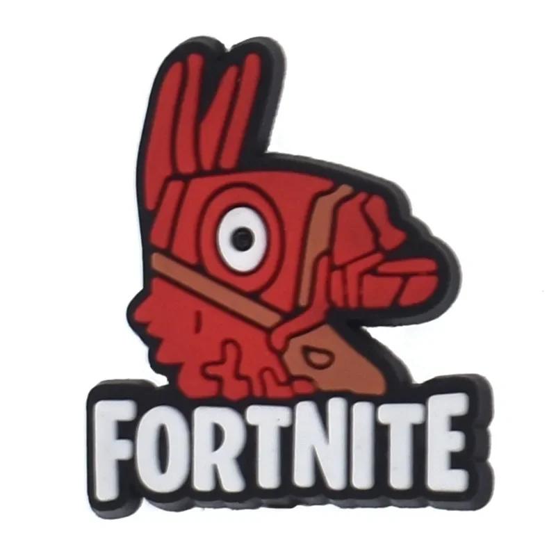 Пряжка для обуви Fortnite Очаровательный DIY шарм для Crocs Женская садовая обувь Украшение Вечеринка Девочки мальчики Подарки Идеальный подарок