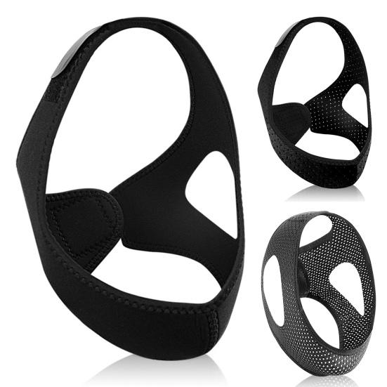 Ремешок для подбородка против храпа, регулируемый, дышащий, сохраняющий рот закрытым, универсальный, для мужчин и женщин