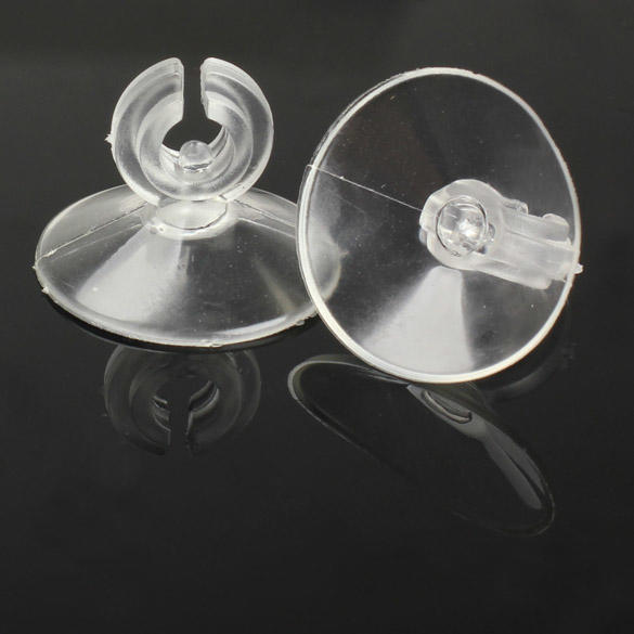 10pcs Aquarium Sucker Suction Cup for 4 6mm Air Line Pipe Tube Wire Holder Clear Sucker for Glass 2.5*2cm