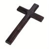 Hanging Ornaments Catholic Crucifix Wall Mounted Wooden Crosses Party Meditation Office Gifts Crafts Sincere Jesus Christ Solid