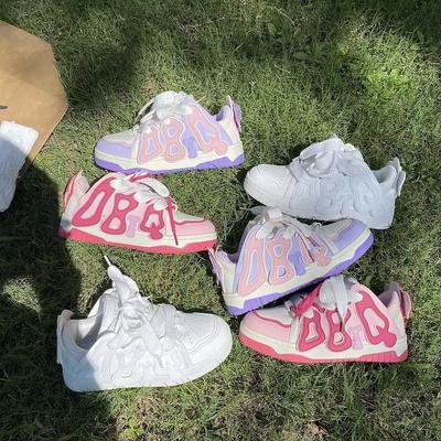 С юбкой, маленькие белые туфли, женские новые летние универсальные повседневные туфли для сёрфинга на толстой подошве