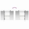 Bathroom Cabinet Set 4 pcs White 100 x 14.5 x 70 cm