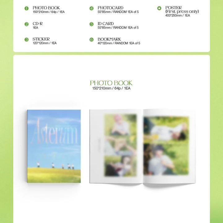 ПЛАВЕ - [АСТЕРУМ : THE SHAPE OF THINGS TO COME] Включен подарок за предзаказ на первый мини-альбом