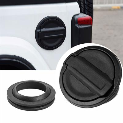 Крышки бака с резиновым уплотнительным кольцом для Jeep Wrangler JL 2018-2023, крышка топливного бака, декоративная наклейка, экстерьер автомобиля