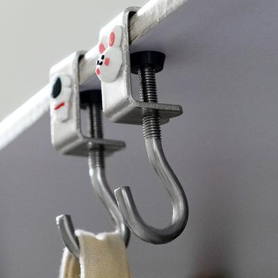 Новые регулируемые вращающиеся съемные крючки для краев стола, металлические настольные крючки для школьной, офисной, студенческой сумки, подвесные крючки для бутылок с водой