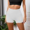 Women's Casual Peach Butt Yoga Shorts High Waist Sports Fitness Nude High Bounce Running Quick Dry Three-quarter Pants